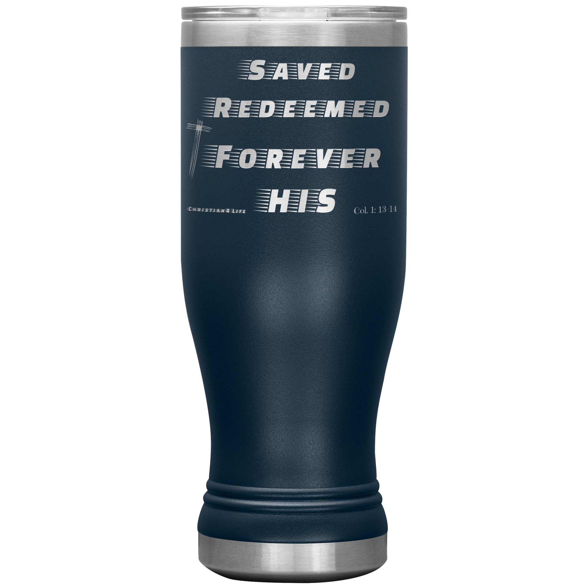 20oz BOHO double insulated tumbler - Saved, Redeemed