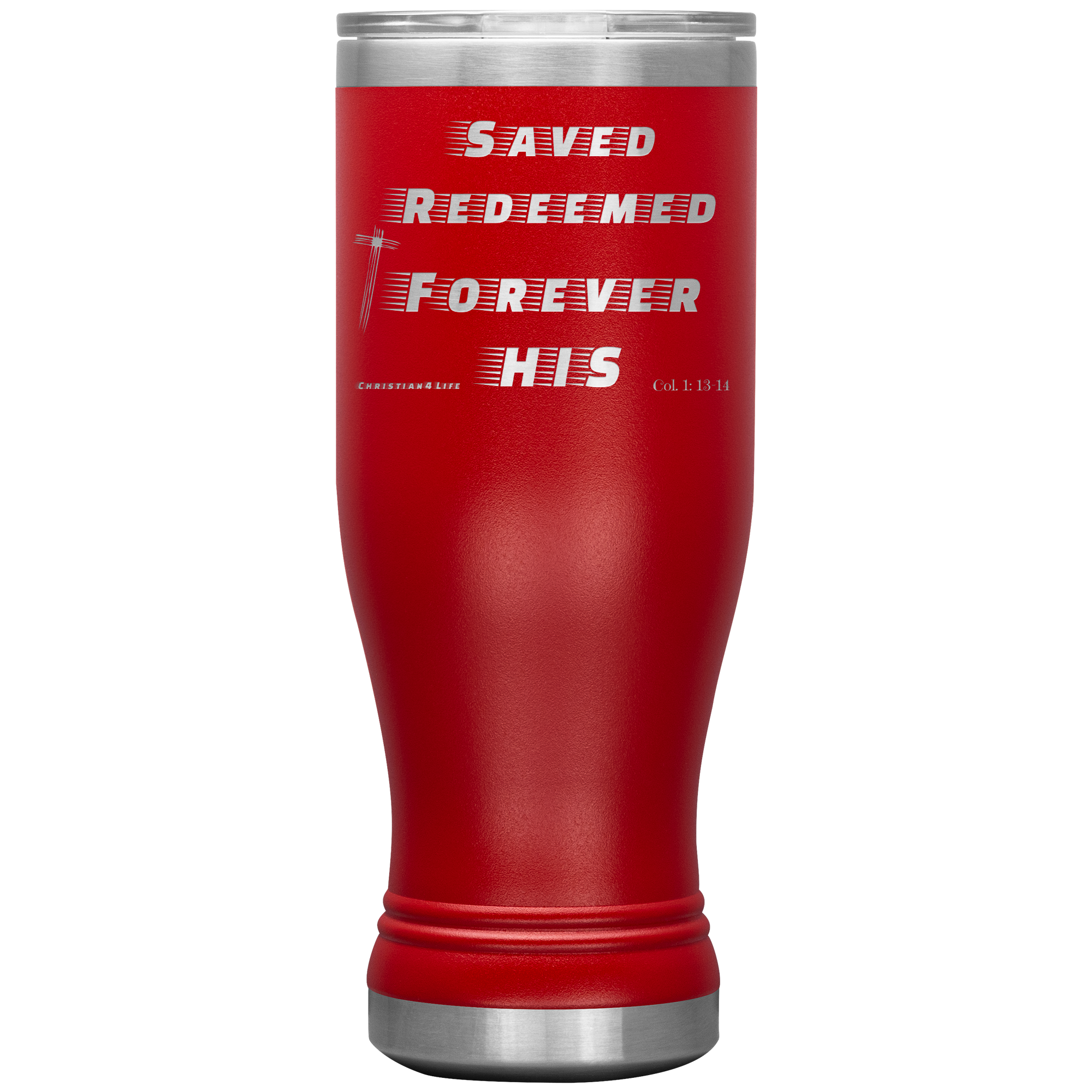 20oz BOHO double insulated tumbler - Saved, Redeemed