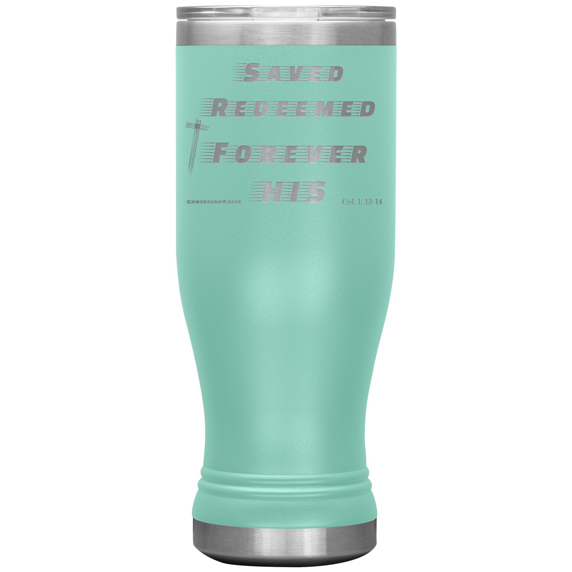 20oz BOHO double insulated tumbler - Saved, Redeemed