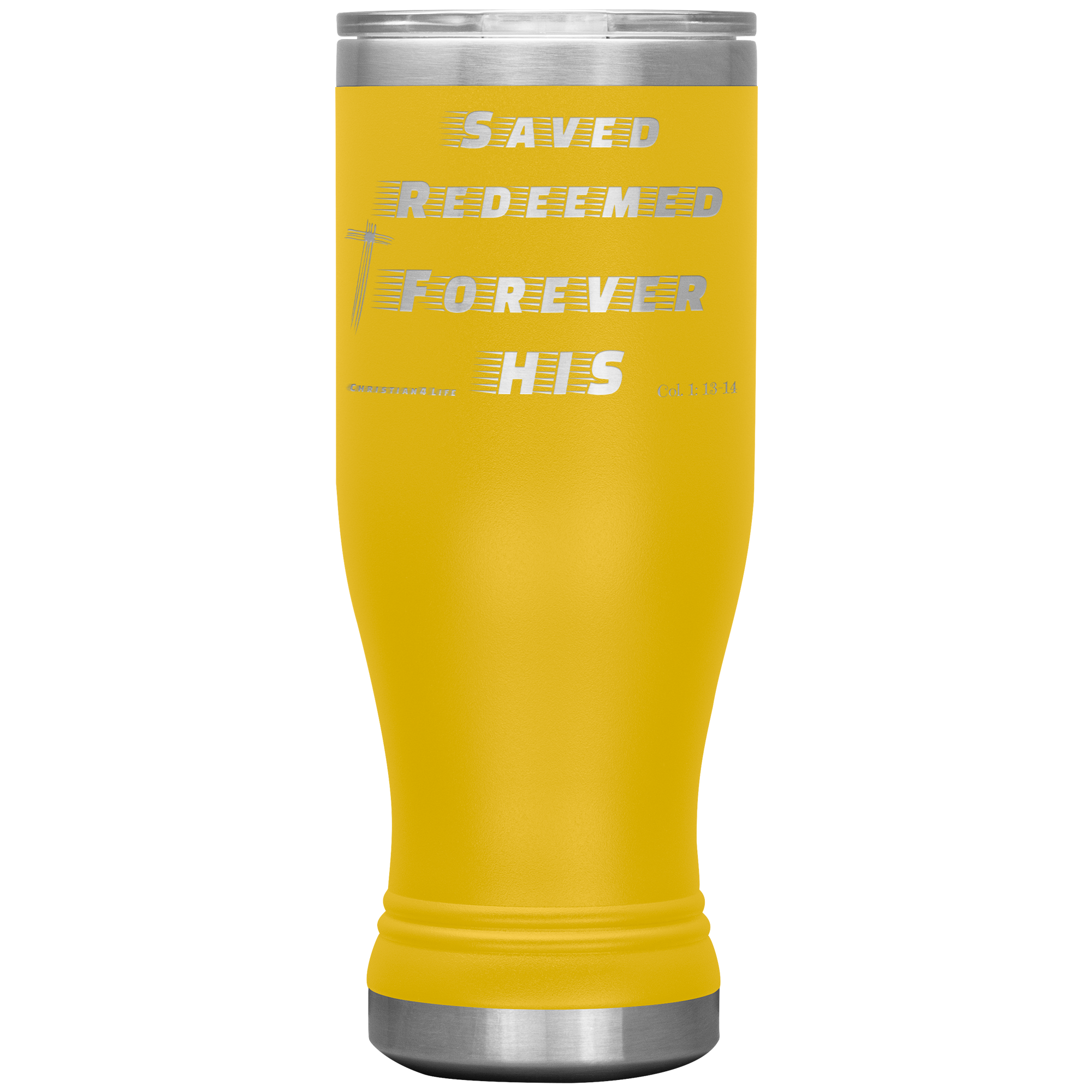 20oz BOHO double insulated tumbler - Saved, Redeemed