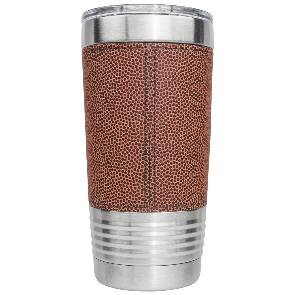 20oz Christian Football Tumbler - Saved, Redeemed