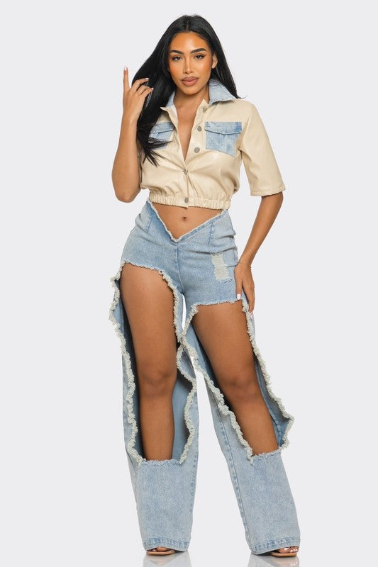 Reinvented Classic Two-Piece Denim