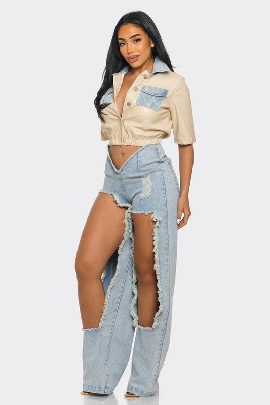 Reinvented Classic Two-Piece Denim