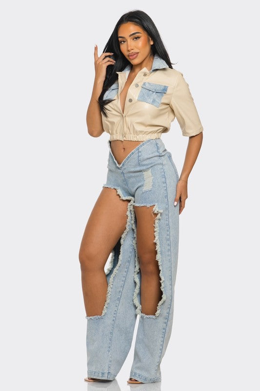 Reinvented Classic Two-Piece Denim
