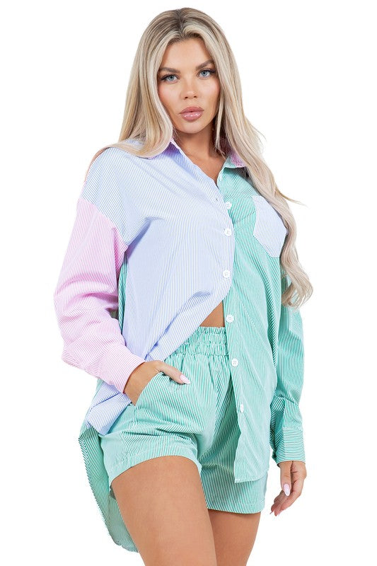Bubblegum Shorts Set
