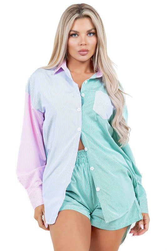 Bubblegum Shorts Set