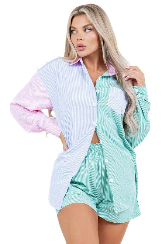 Bubblegum Shorts Set