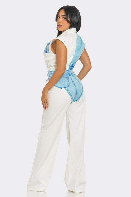 Denim Fused Set