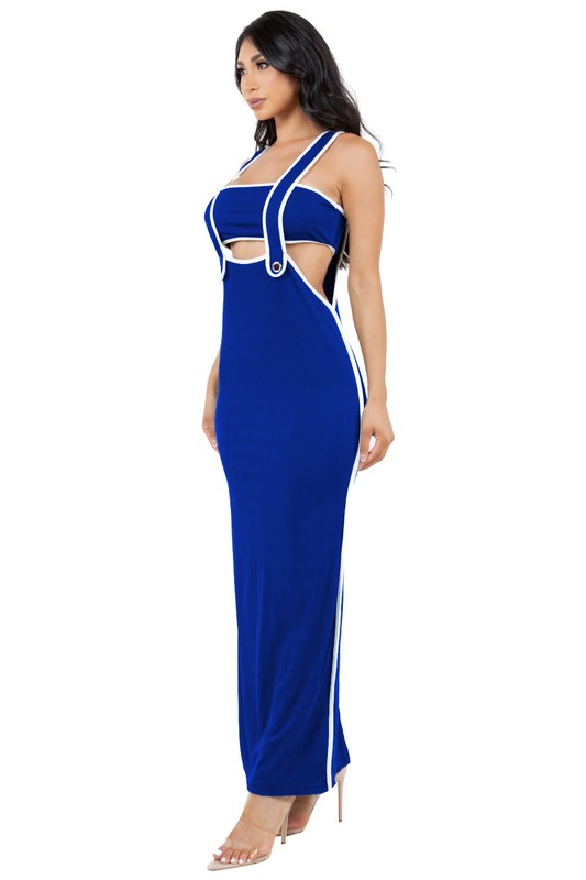 Faux Overall Dress