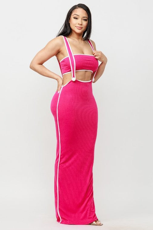 Faux Overall Dress
