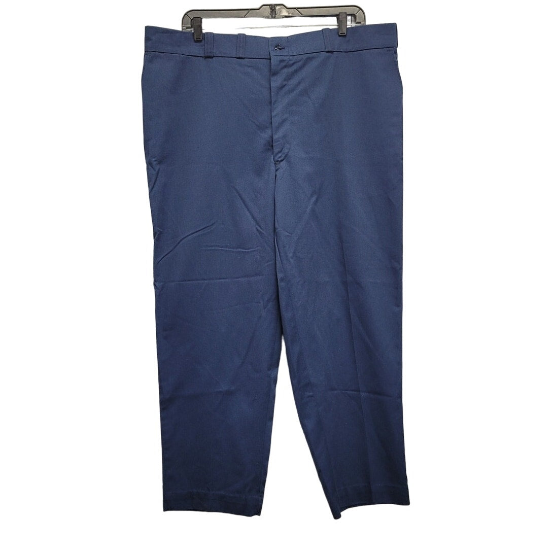 Big Mac Mens 44X30 PolyCotton Flat Front Permanent Press Hemmed Dress Pants