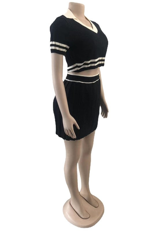 In the Field Tennis Skirt Set