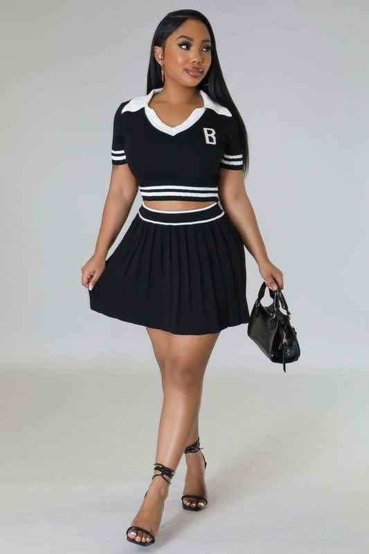 In the Field Tennis Skirt Set