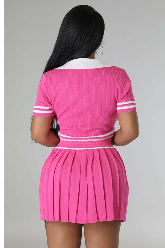 In the Field Tennis Skirt Set