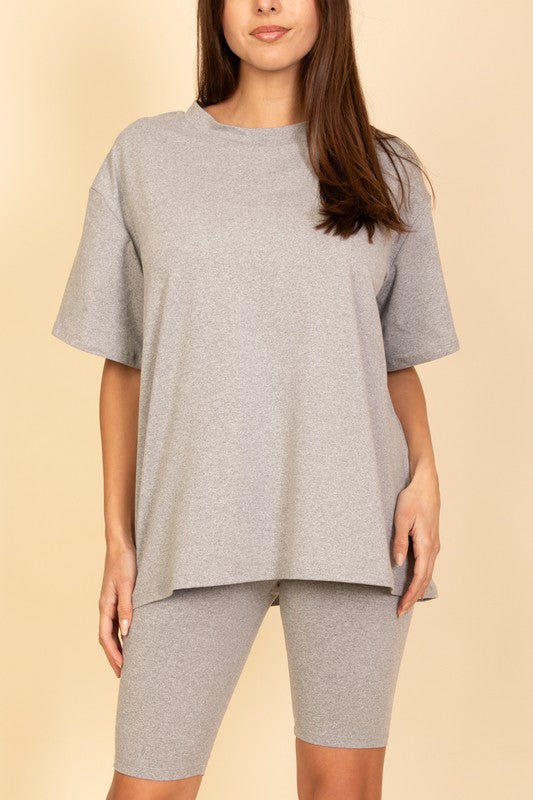 Loose Oversized Biker Set