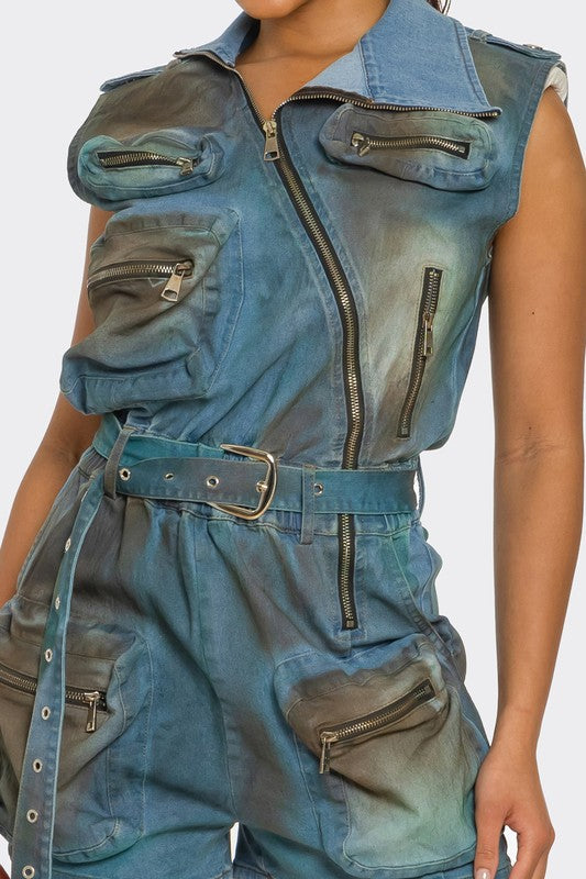 Cargo Utility Romper