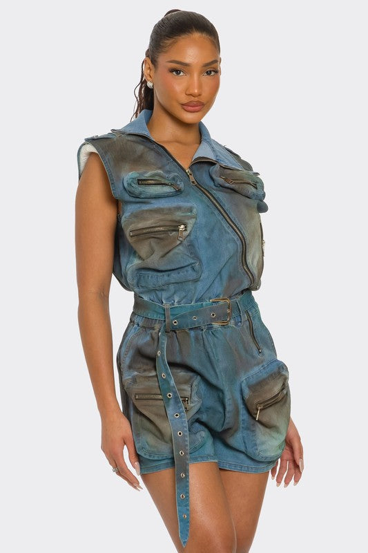 Cargo Utility Romper