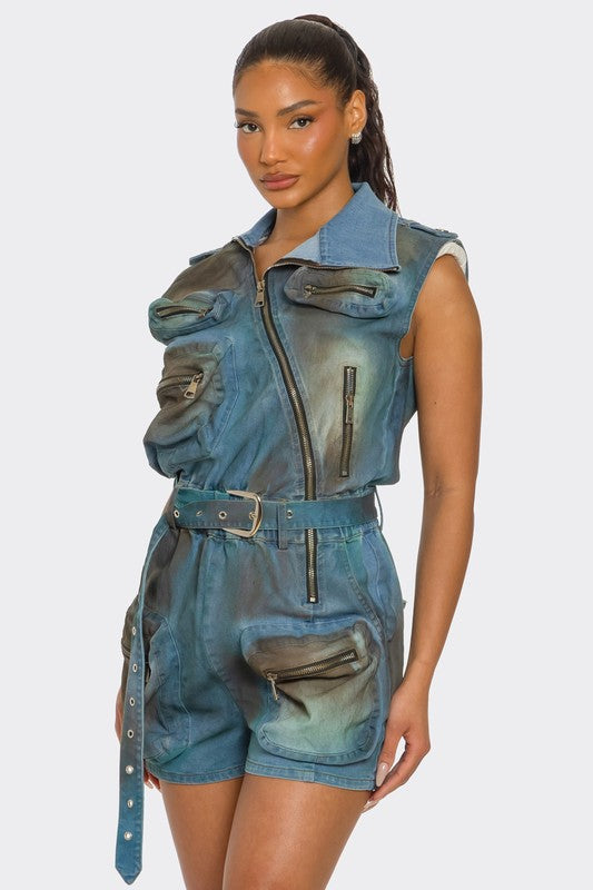 Cargo Utility Romper