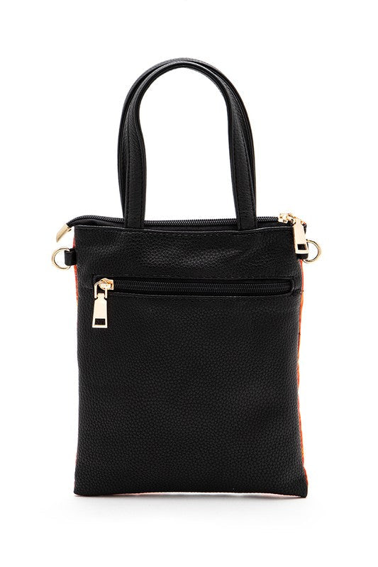 Cute Girl Bejeweled Convertible Crossbody Bag