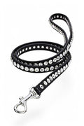 Crystal Bling Out Croc Leather Dog Leash