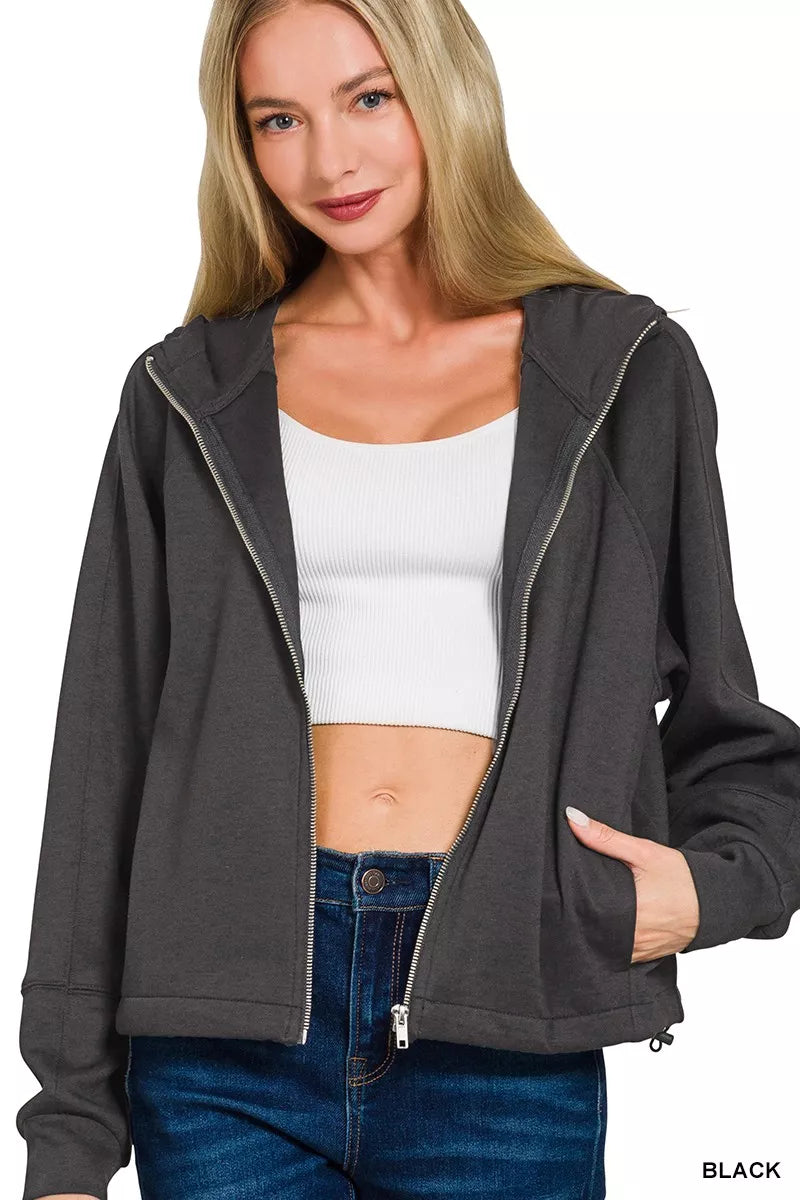 Soft Scuba Full Zip Hoodie Jacket
