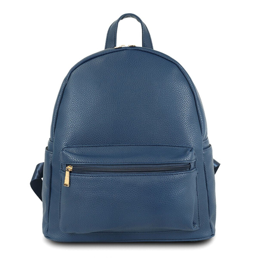 Backpack Navy School Daypack Stylish Casual Bag