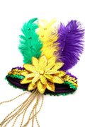 Mardi Gras Feather Sequins Headbands