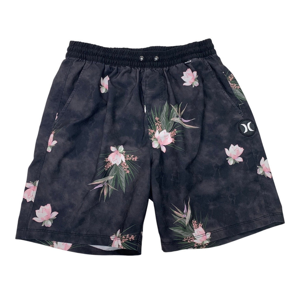Hurley Mens Medium Drawstring Swim Trunks Webbed Pocket Board Shorts