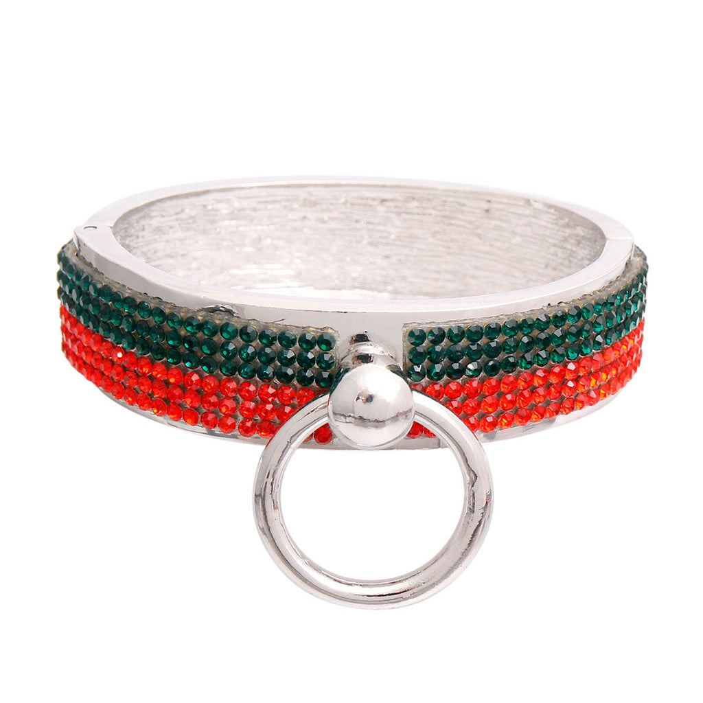 Statement Door Knocker Bracelet Silver Sleekness Stylish Jewelry Accessory