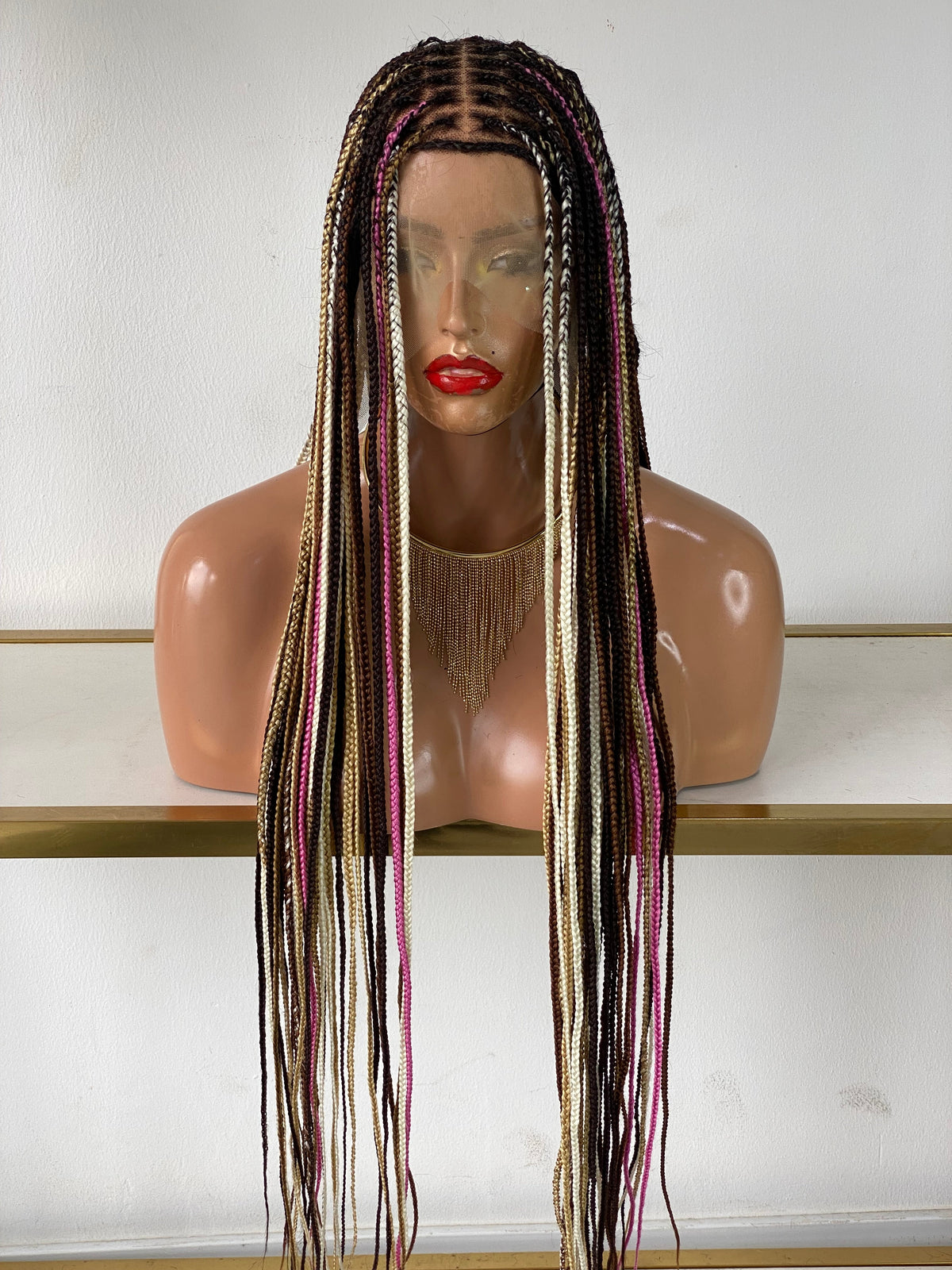Ready to Ship - Knotless multiple colors braided wigs