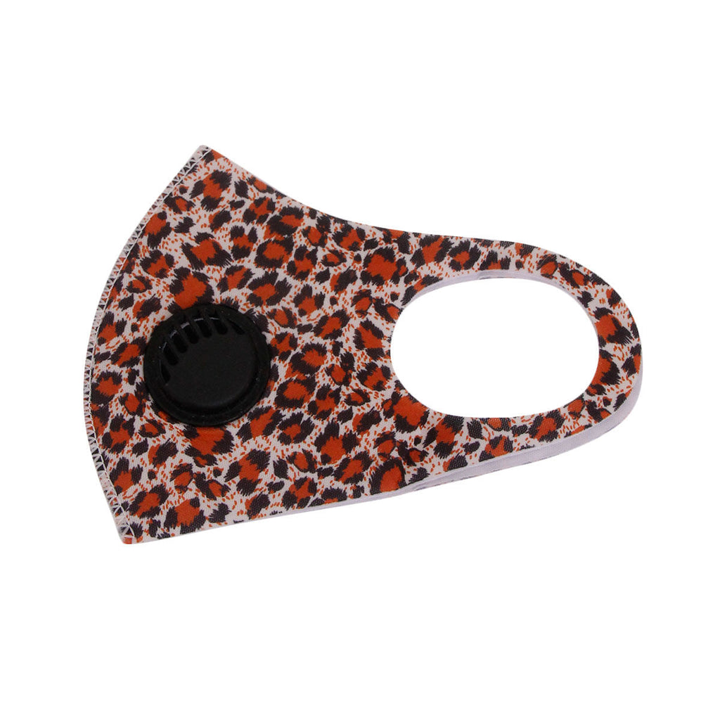 Fashion Face Mask with Skull and Leopard Print, Trendy and Stylish Filter Mask