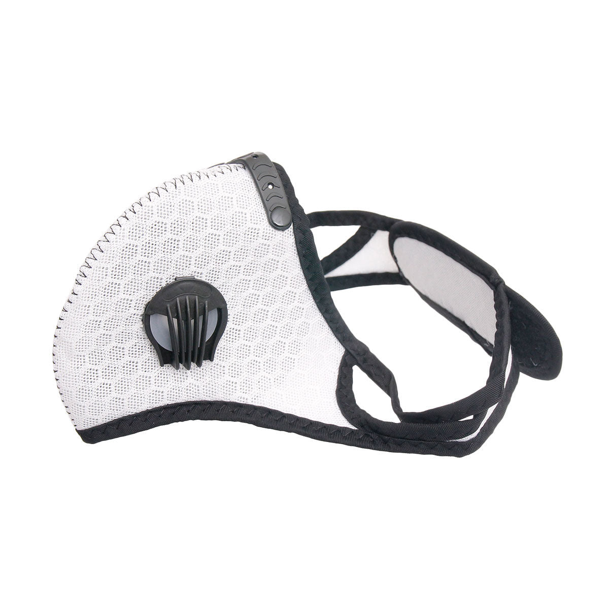 Sports Mask White Mesh Stylish Casual Face Covering