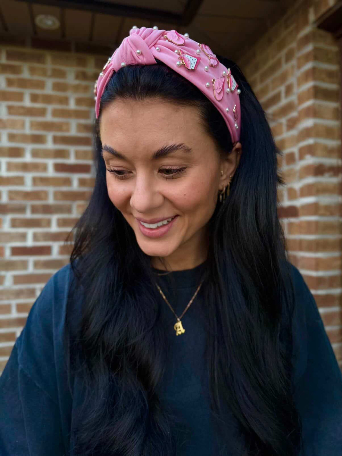 Sweet Spur Pearl Knotted Headband