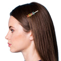 Bobby Pin Gold Multi XOXO Stylish Hair Accessory