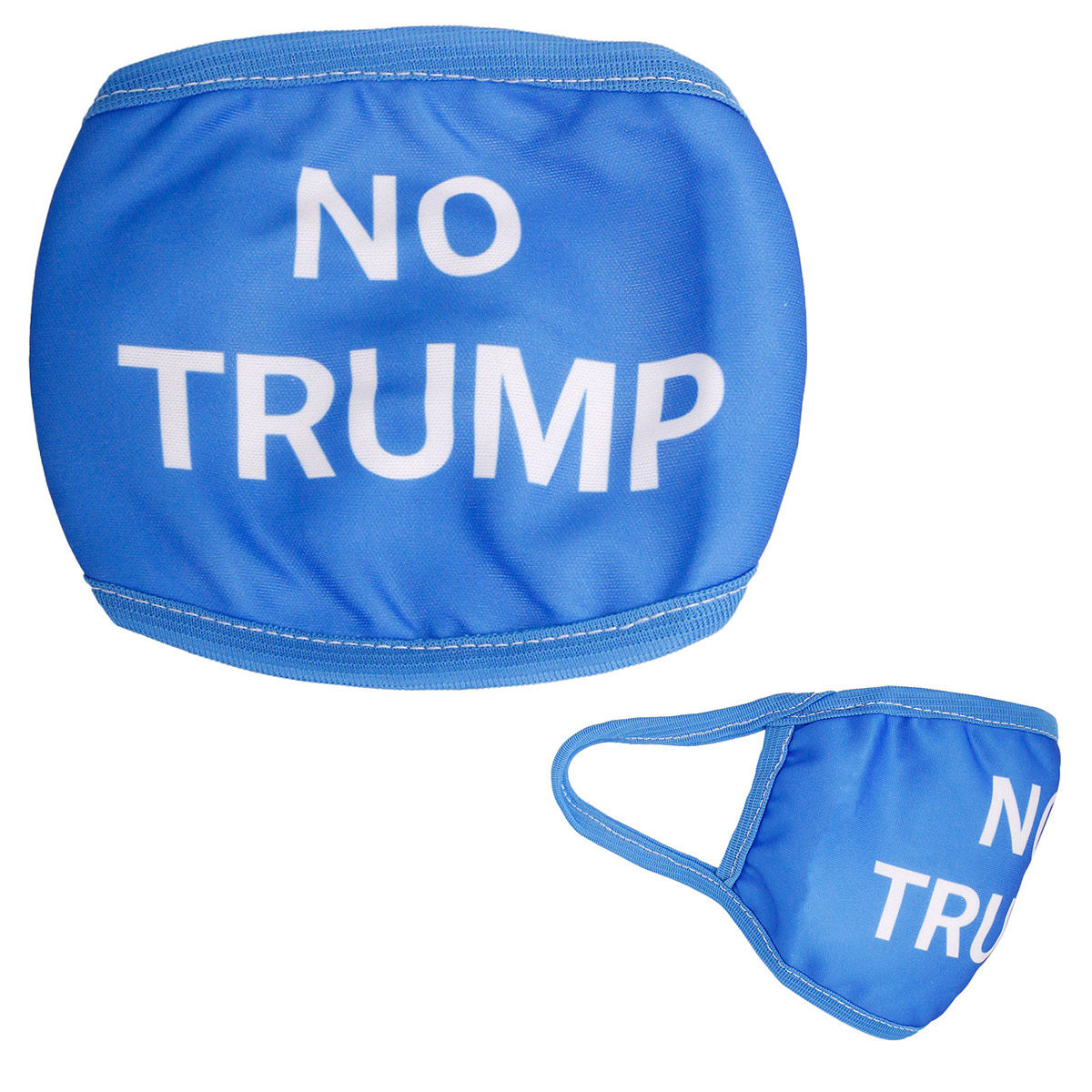 Fashion Face Mask Blue NO TRUMP Statement Accessory