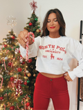 Viral North Pole University Crewneck