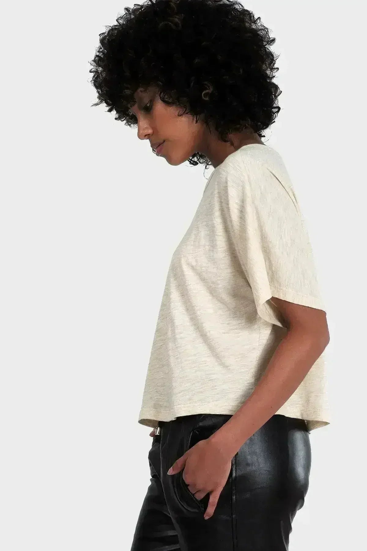 Organic Cotton Crop Top | Bamboo Rayon Blend | NYC Made