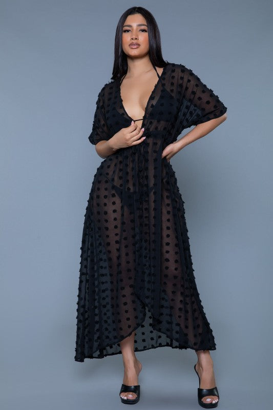 Open Cover-Up Maxi Dress