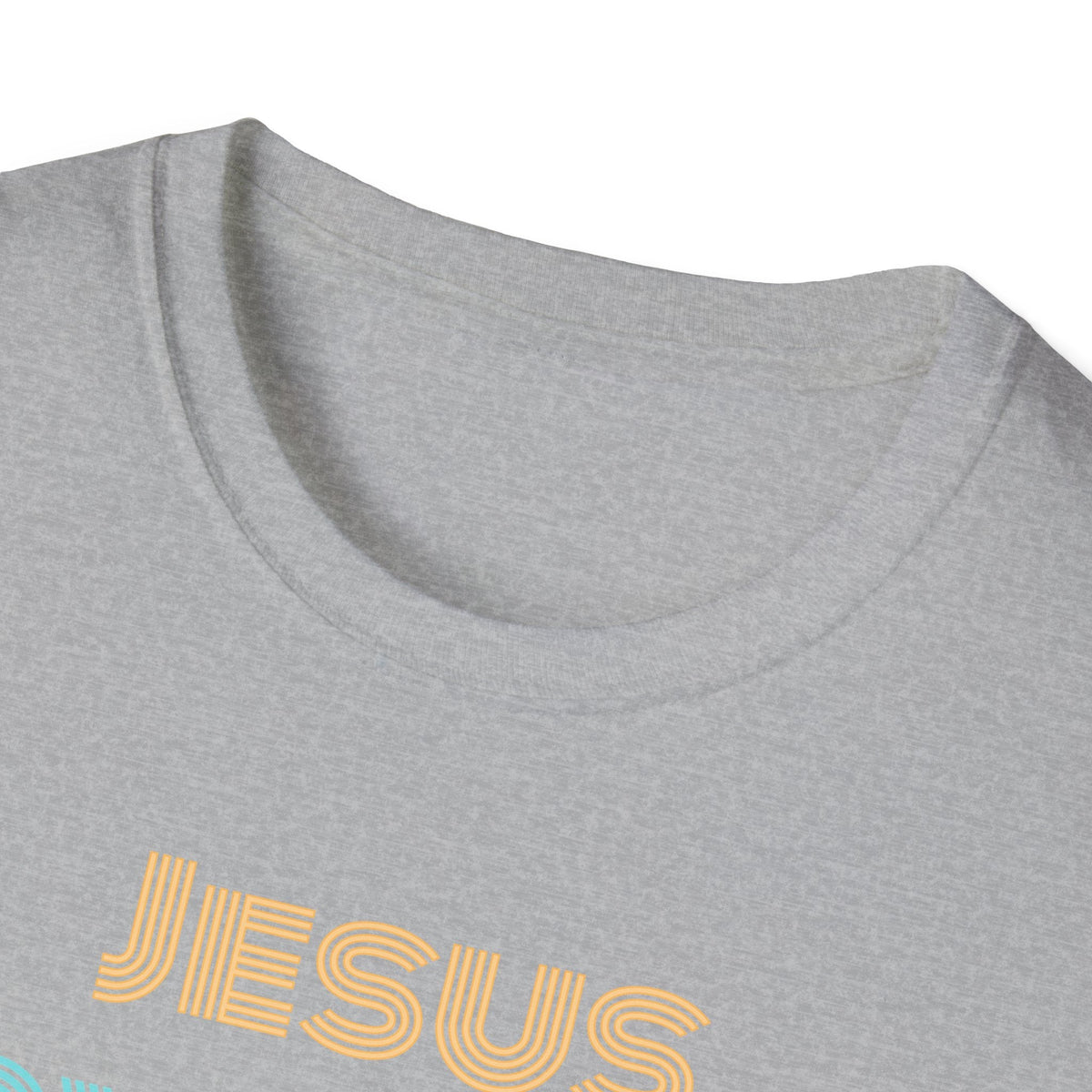 Unisex "Jesus Loves this Hot Mess" Christian Cotton Softstyle T-Shirt