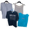 Lot of Old Navy Mountain Lake Womens XL Short Sleeve USA Tank Tops Shirts Blouse