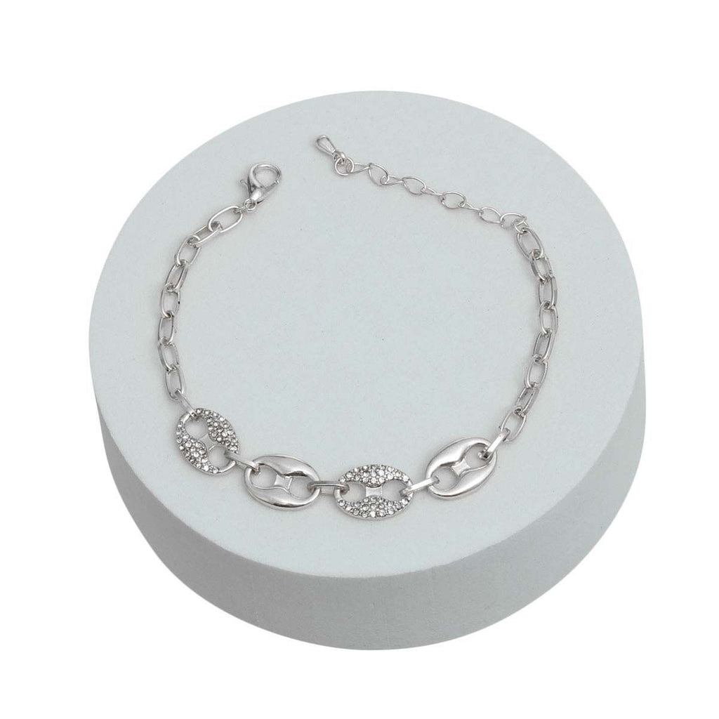 Chain Bracelet Silver Mariner Stylish Fashion Jewelry Accessory