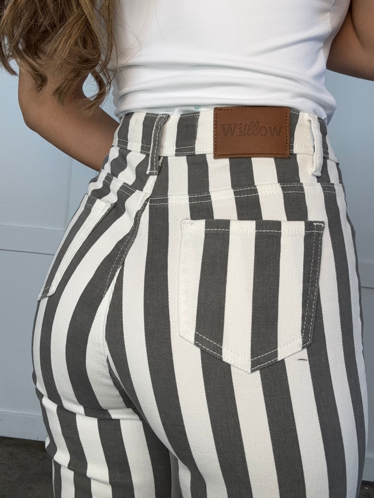 Farrah Broadway Girl Striped Flares