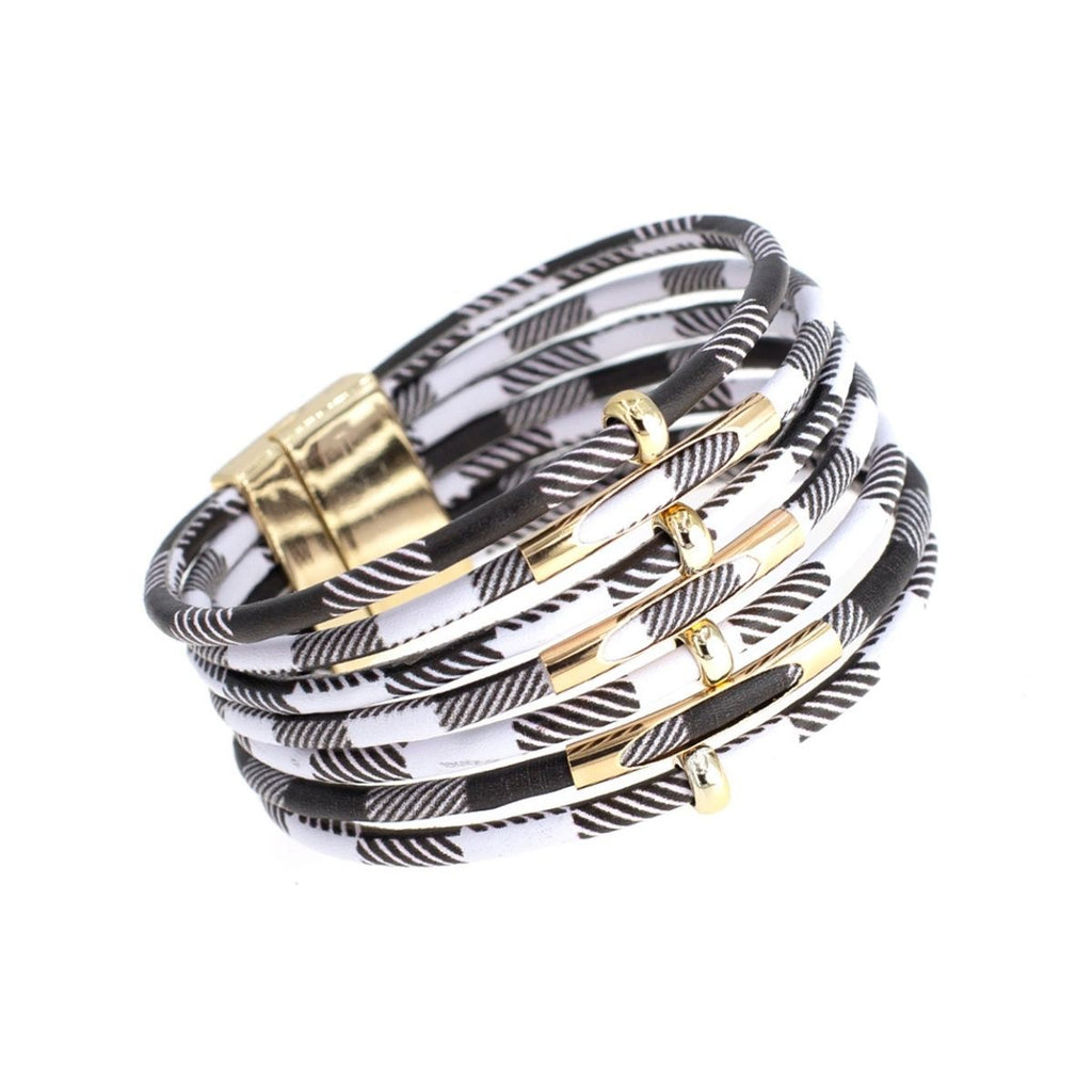 Magnetic Bracelet White Buffalo Stylish Fashion Jewelry Accessory