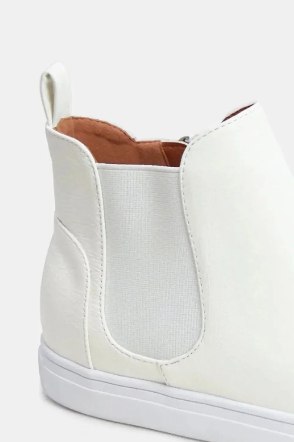 Fashion Faux Suede Elastic Side Panel Sneakers