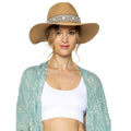 Fedora Hat Camel Straw Panama Stylish Casual Chic