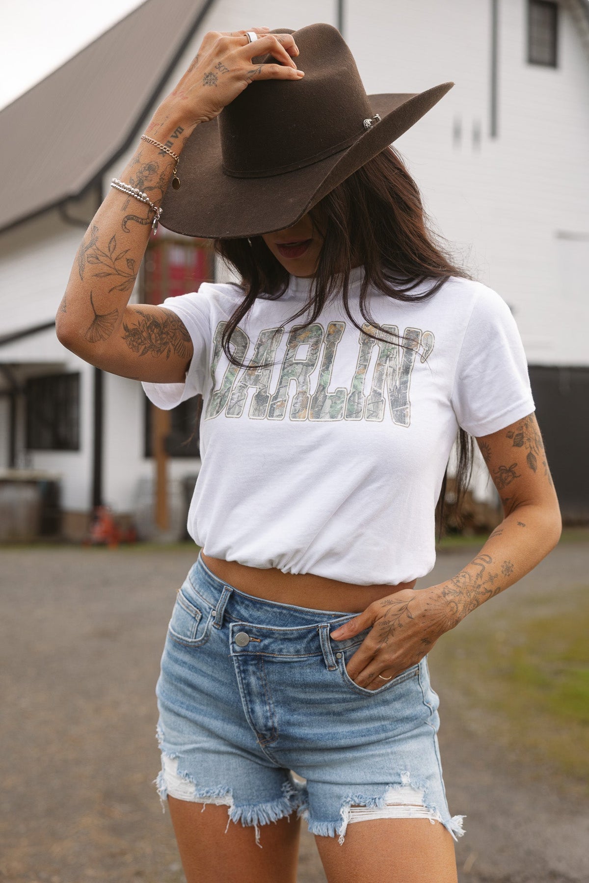 Hello Darlin' Camo Graphic