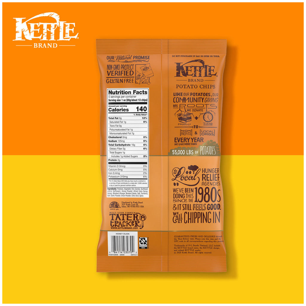 Kettle Chips Honey Dijon Potato Chips (15x5 Oz)