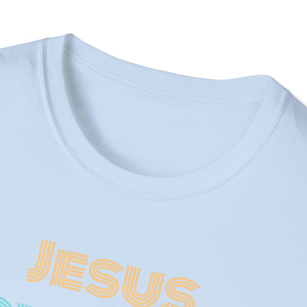 Unisex "Jesus Loves this Hot Mess" Christian Cotton Softstyle T-Shirt