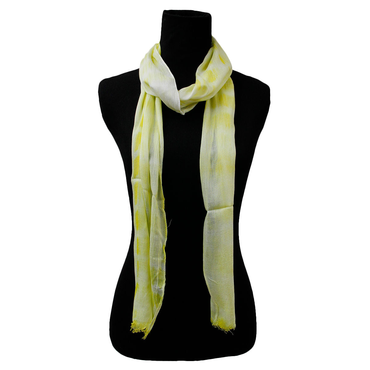 Lightweight Yellow Long Scarf Stylish Casual Accessory