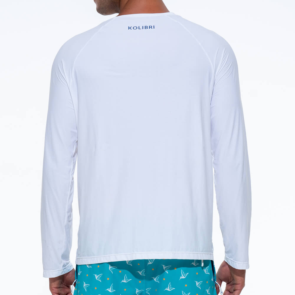 White UPF Long Sleeve Shirt
